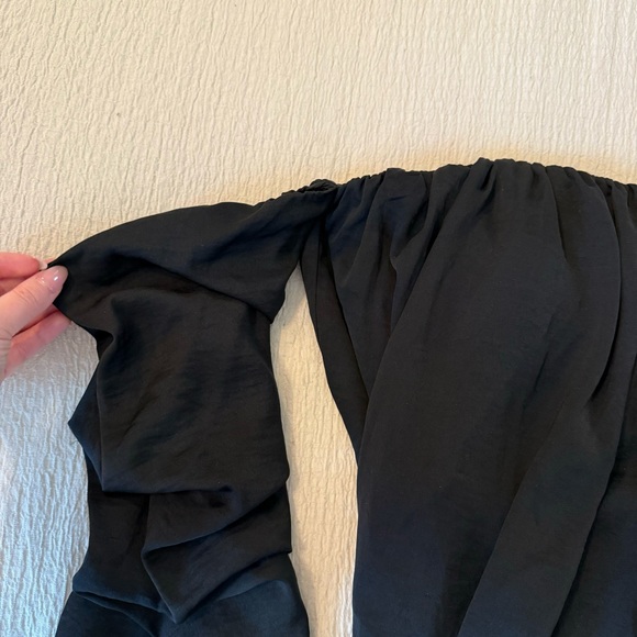 Black Marciano Off The Shoulder Top - Picture 2 of 7